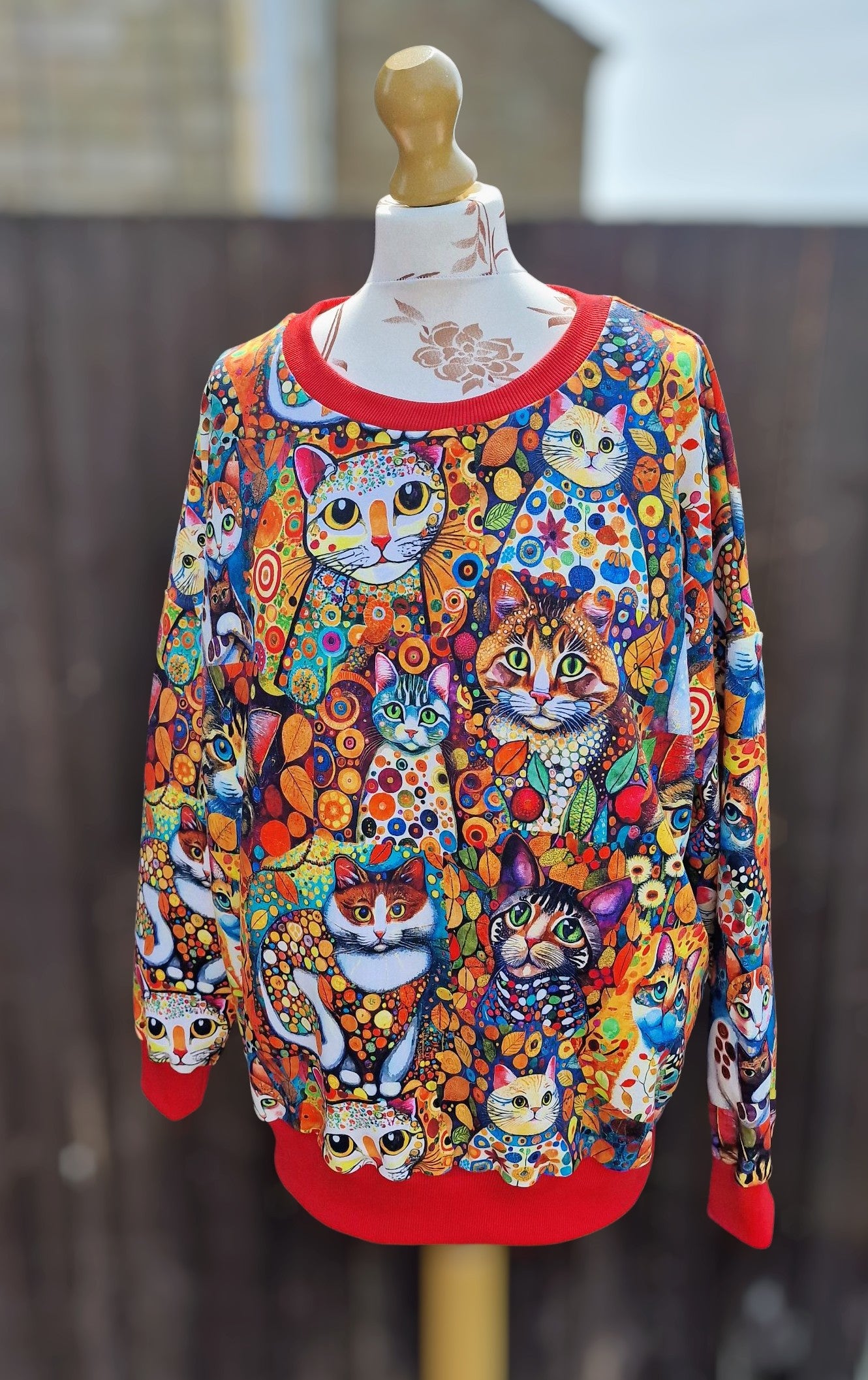 Jumper Auris oversize Cats