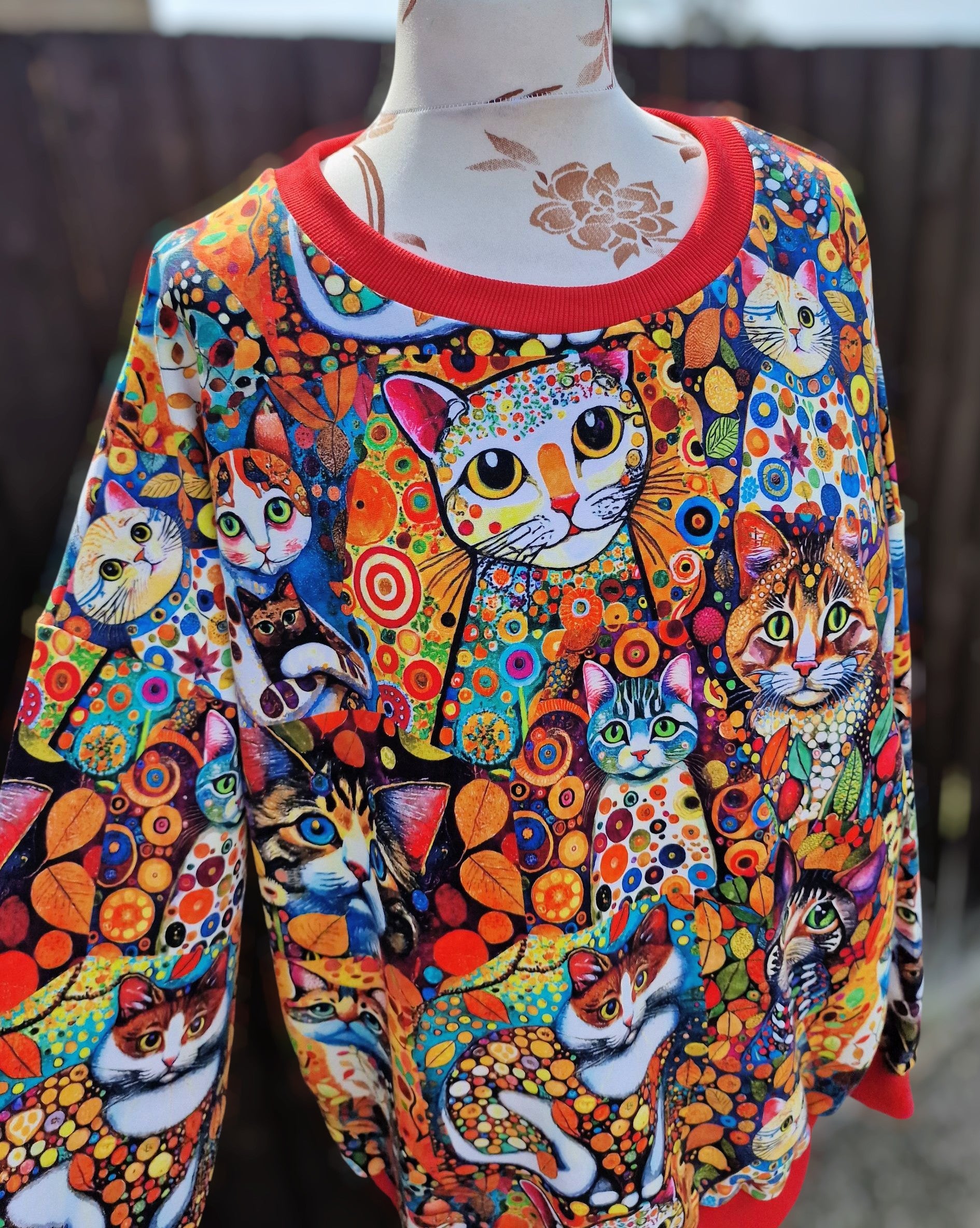 Jumper Auris oversize Cats