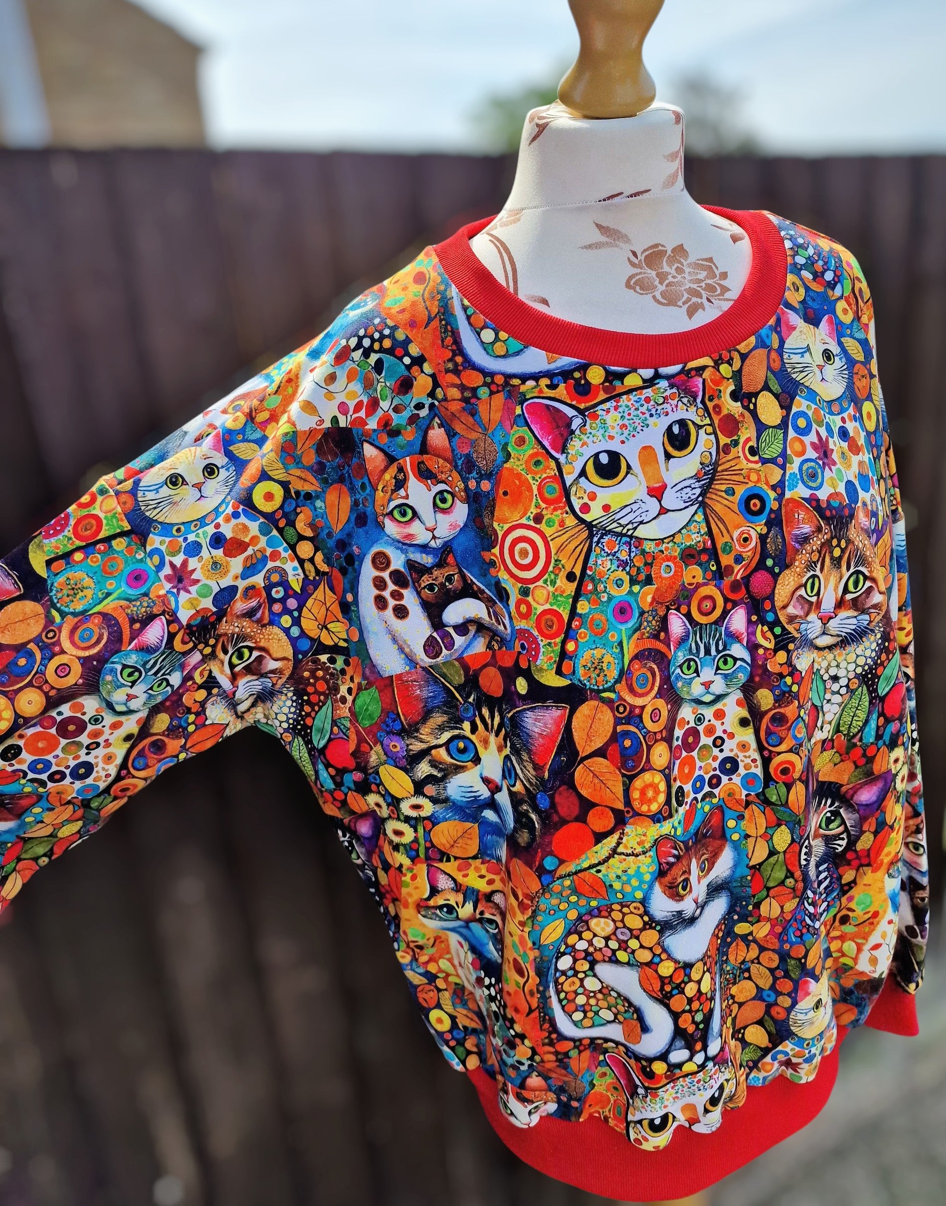 Jumper Auris oversize Cats