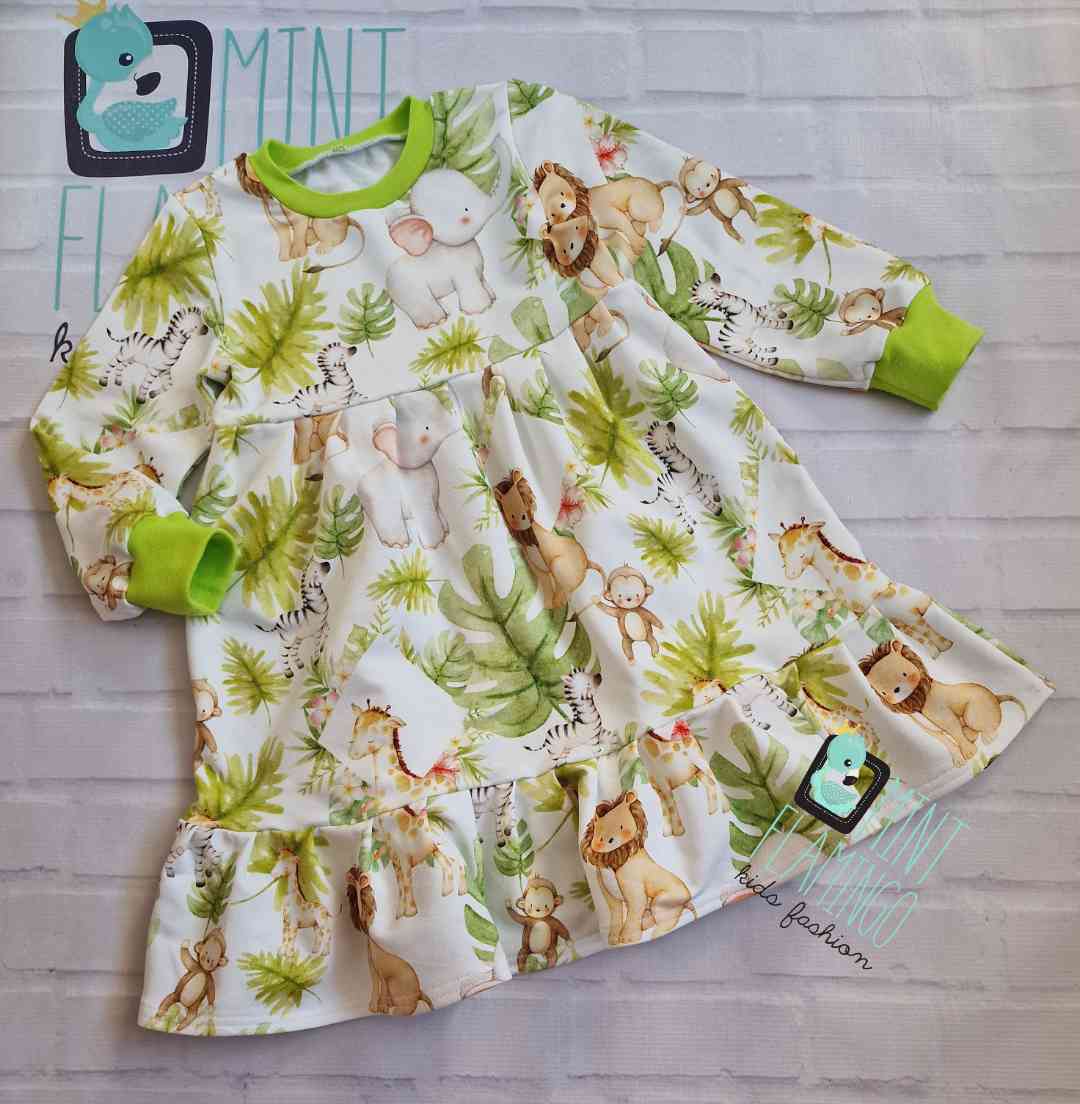 Dress Pola Safari Animals