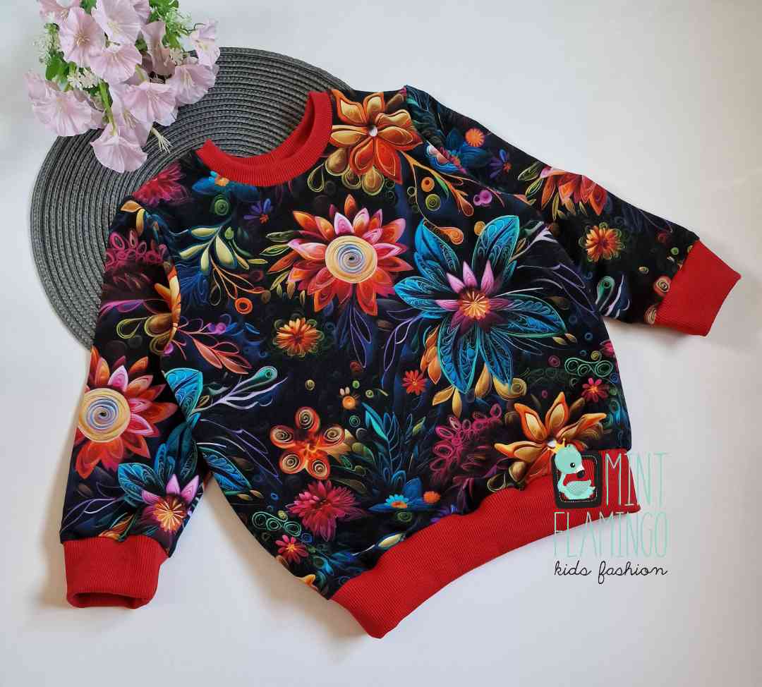 Jumper amazing flowers