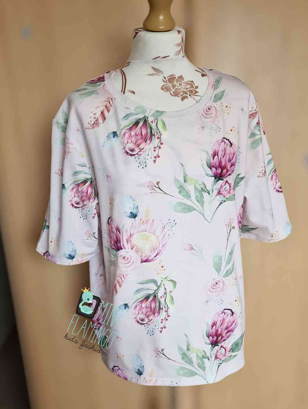 T-shirt Look flowers