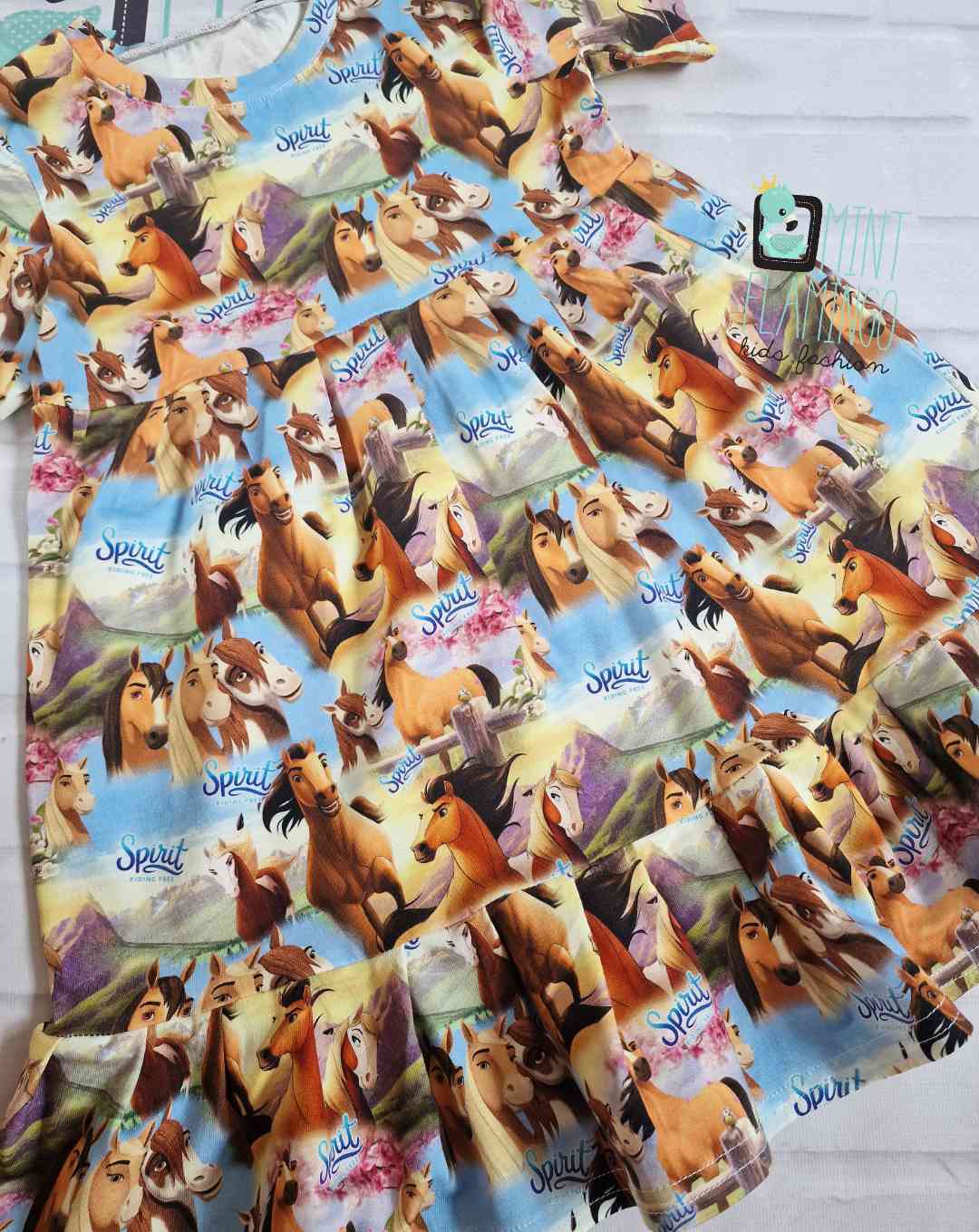 Dress with horse