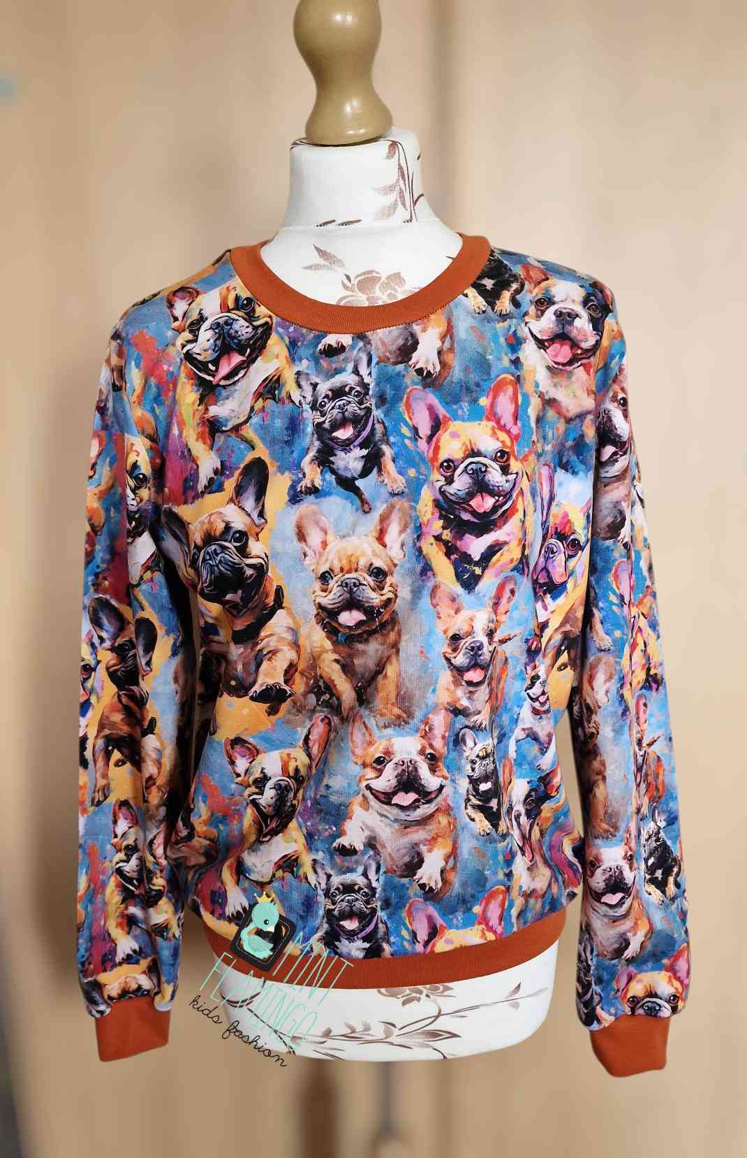 Jumper womens with pugs