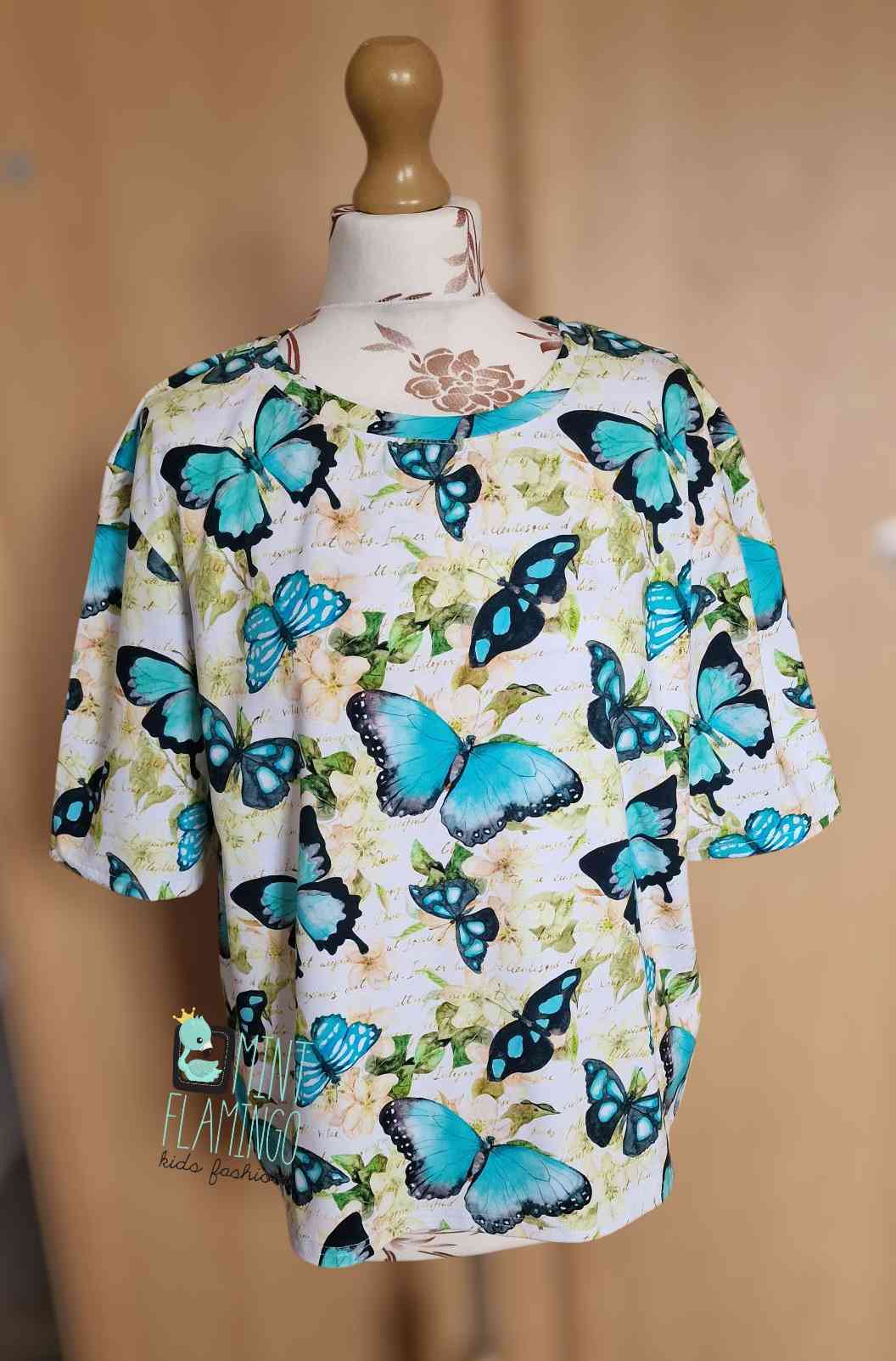 T-shirt Look butterfly
