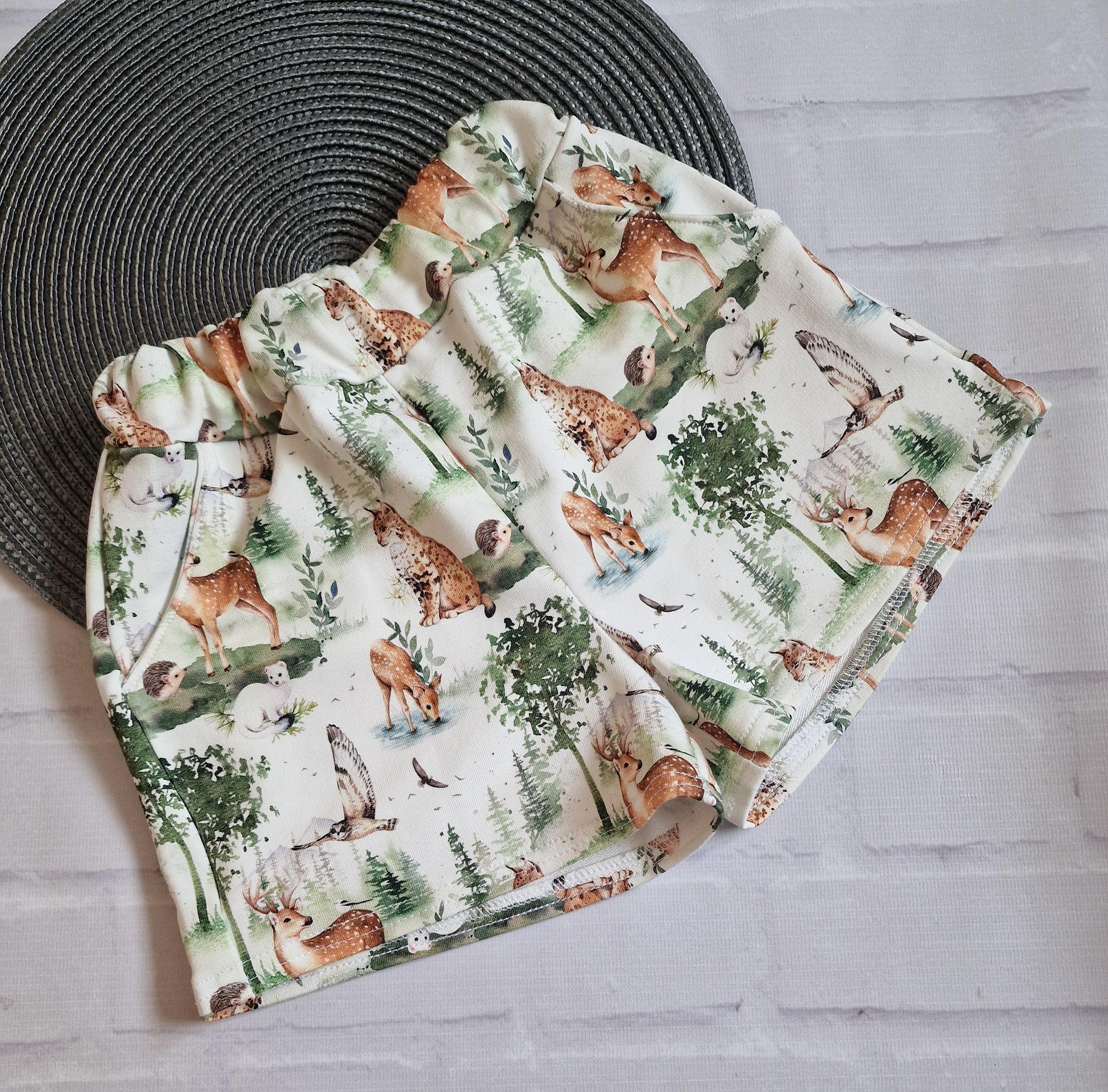 Shorts Forest Animals