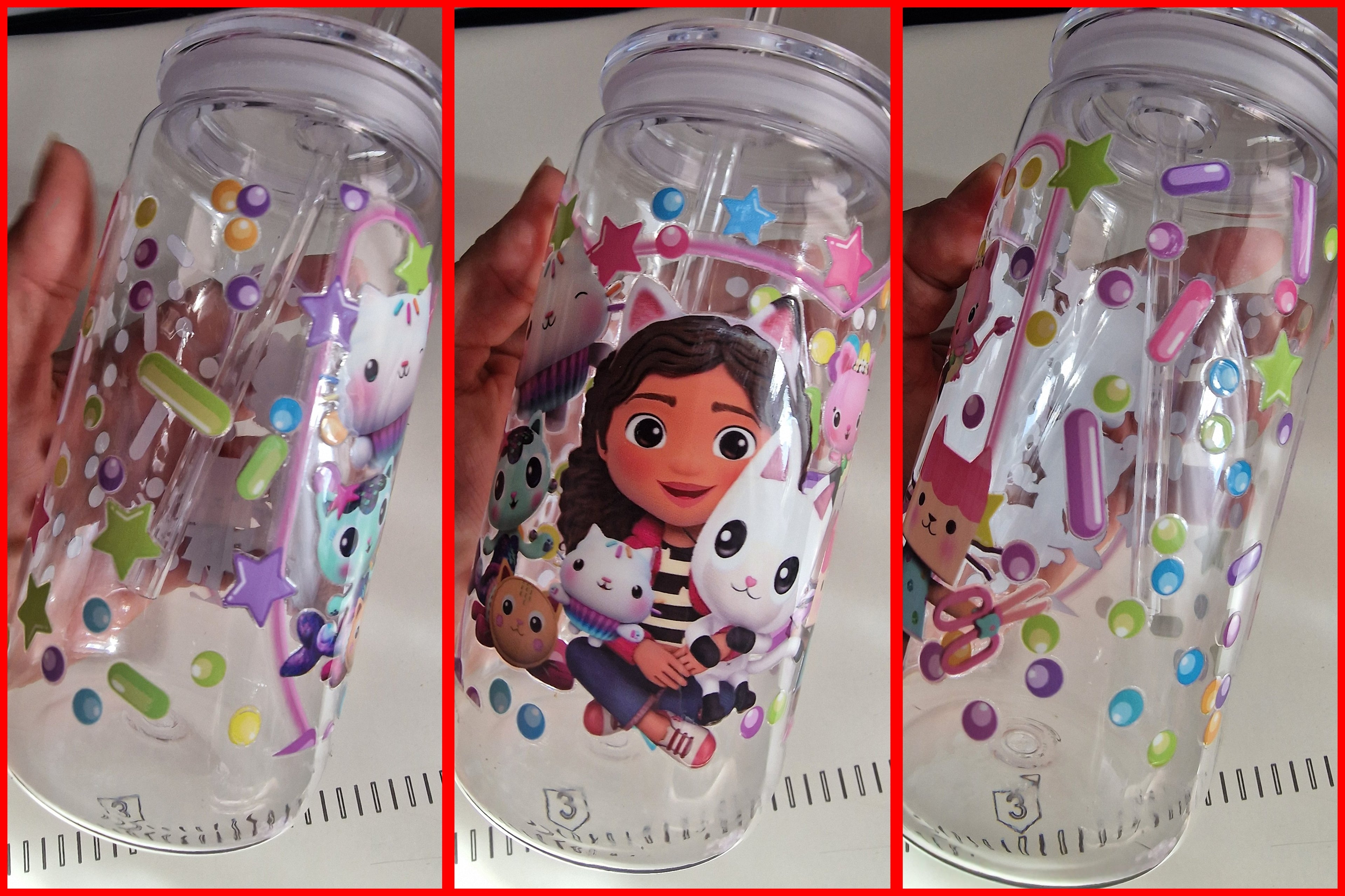 Cup with straw Gabby